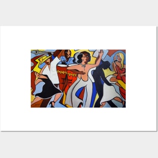 Salsa in Silver Lamé Posters and Art